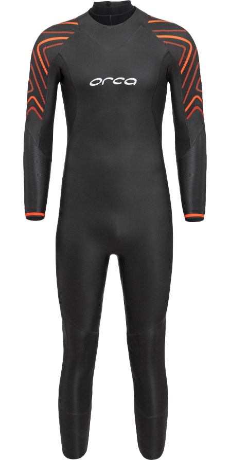 2025 ZONE3 Mens Active-Flex Wetsuit WS25MACTF101 - Black / Orange